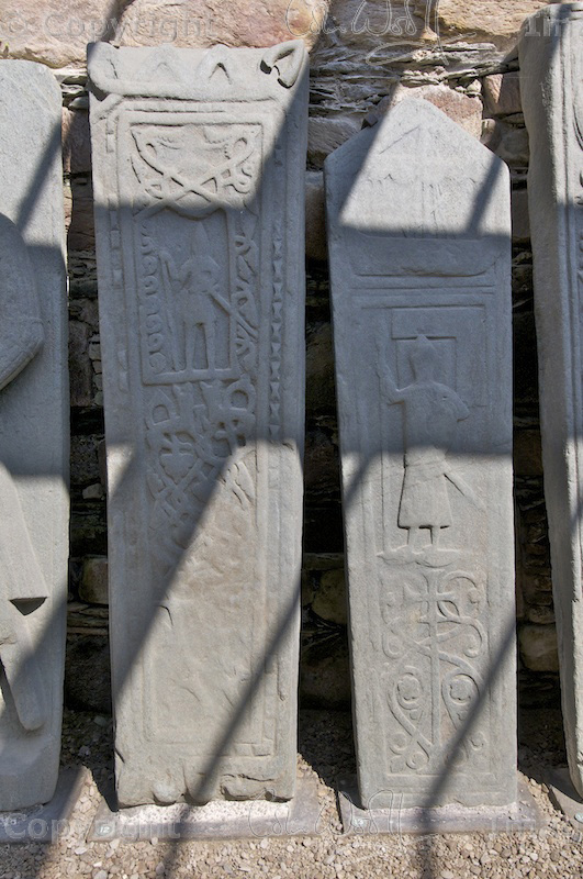 Kilmory Knap Chapel - grave stones (1)