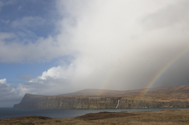 Rainbows over Dunvegan Head