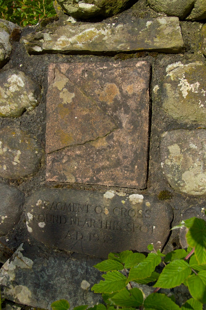 Callander graveyard - fragment of cross