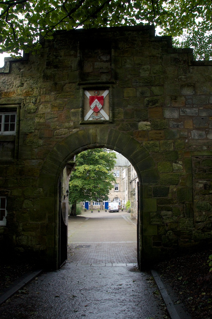 Entrance to St Leonard's College, St Andrews, where Knox was educated