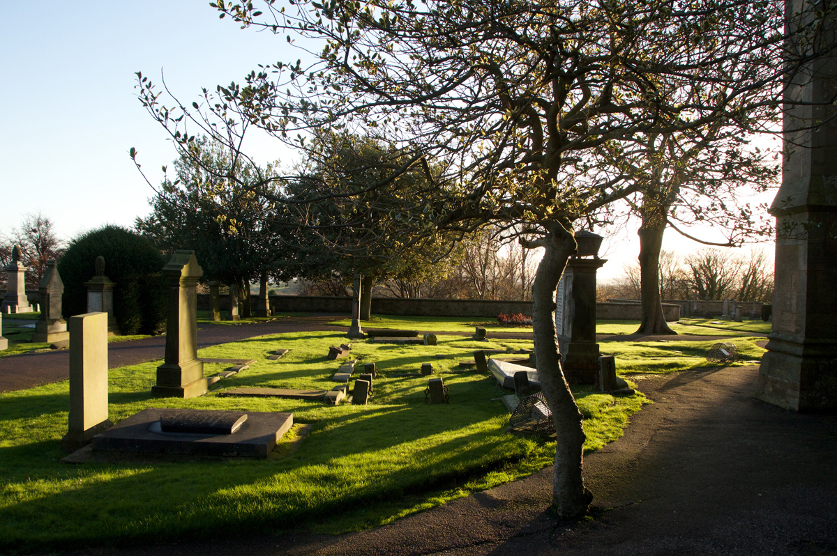 Dunfermline graveyard