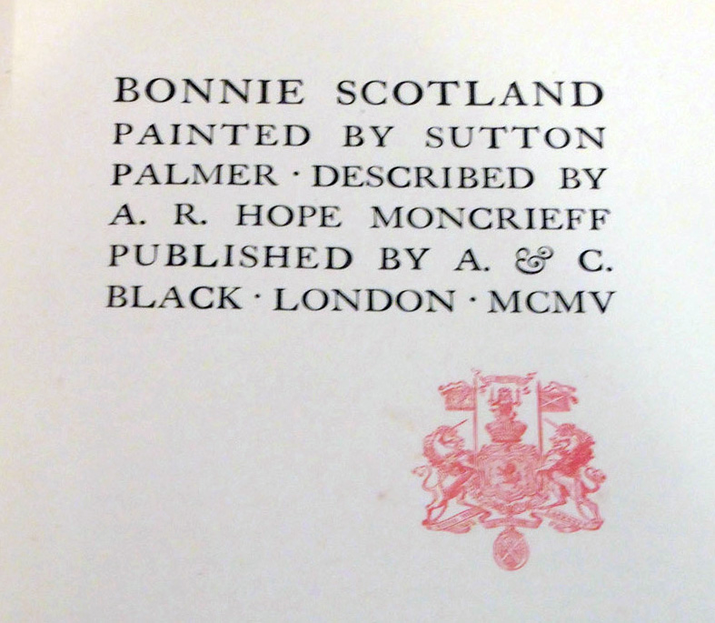 Bonnie Scotland - title page