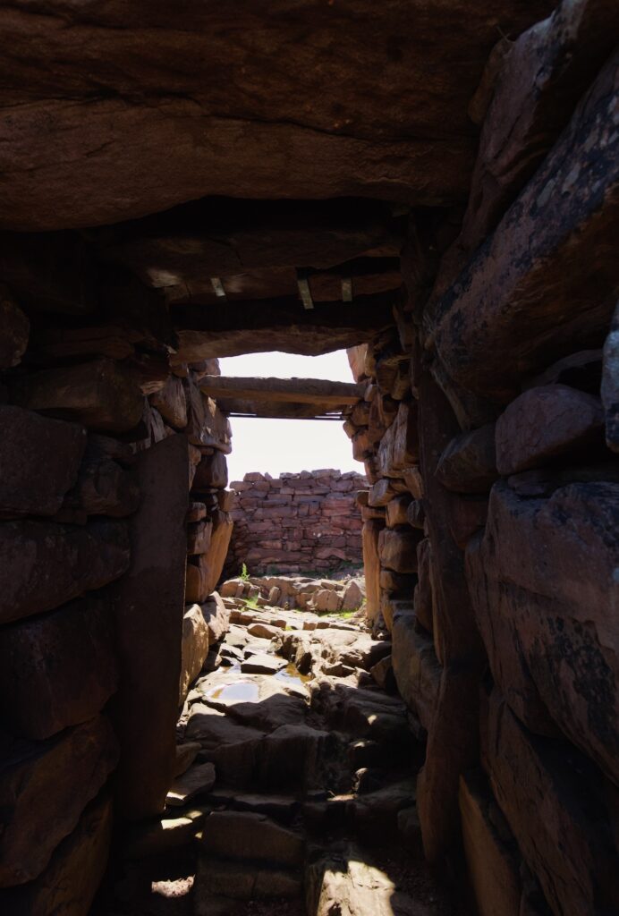 Clachtoll broch entrance