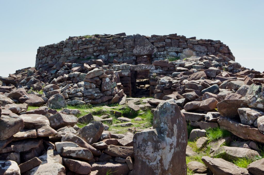 Clachtoll broch entrance