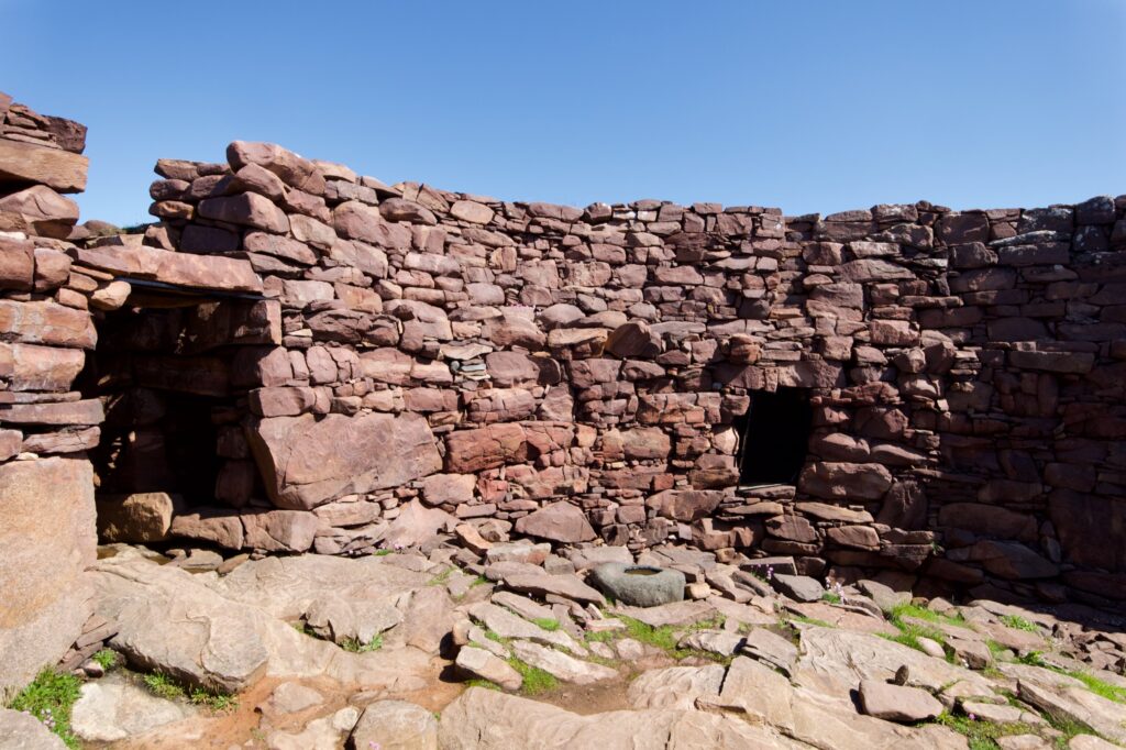 Clachtoll broch interior