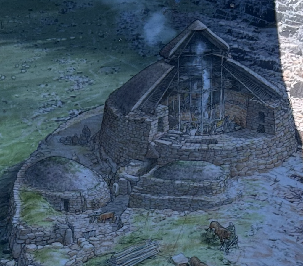 Illustration of Clachtoll broch